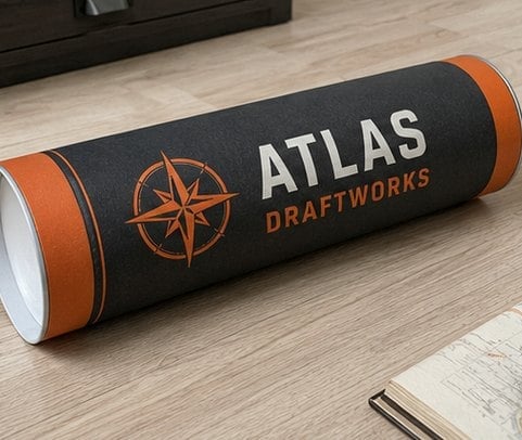 Poster and Document Tube with custom branding