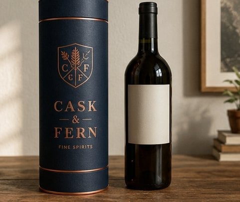 Spirits and Wine Tube with custom branding